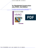 Full Download Test Bank For Residential Construction Academy Hvac 2nd Edition PDF Full Chapter