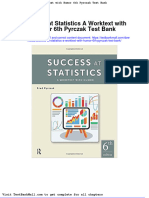 Full Download Success at Statistics A Worktext With Humor 6th Pyrczak Test Bank PDF Full Chapter