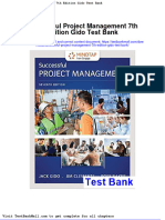 Full Download Successful Project Management 7th Edition Gido Test Bank PDF Full Chapter
