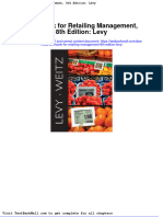 Full Download Test Bank For Retailing Management 8th Edition Levy PDF Full Chapter