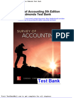 Full Download Survey of Accounting 5th Edition Edmonds Test Bank PDF Full Chapter