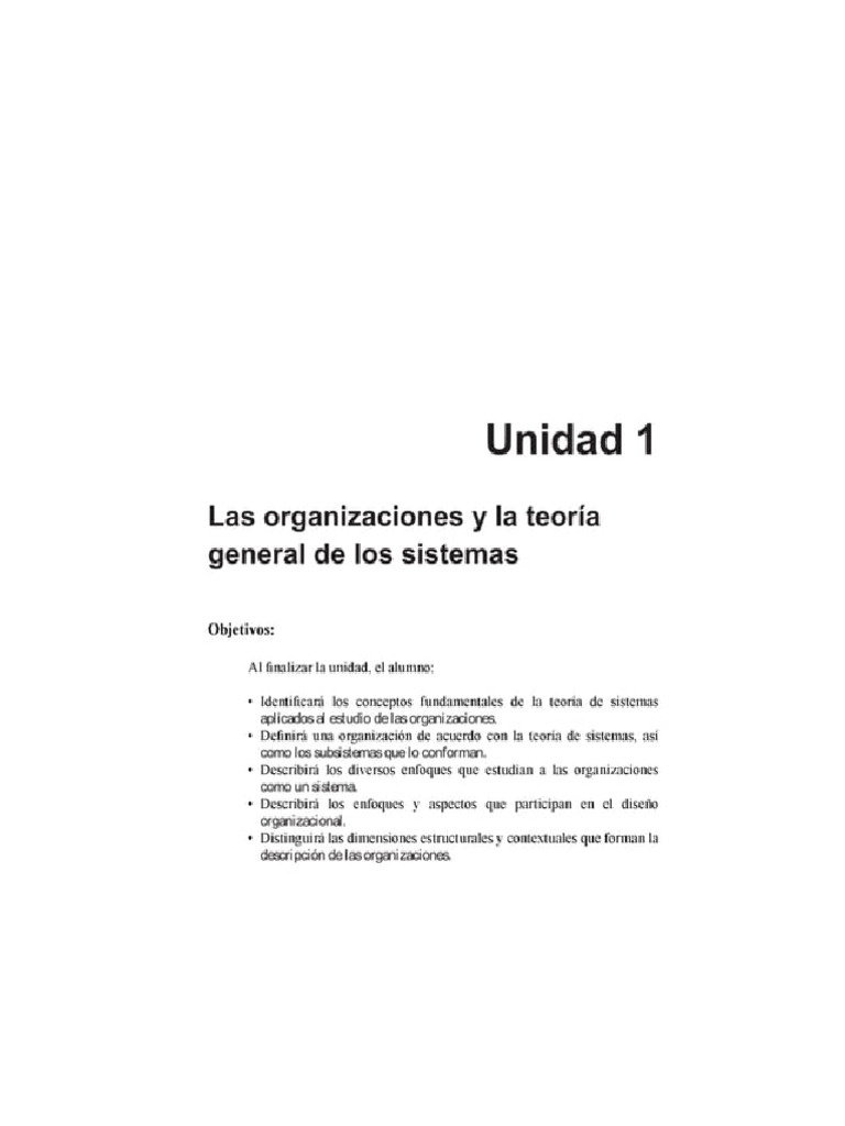 Las Organizaciones y La Teora General de Los Sistemas | PDF