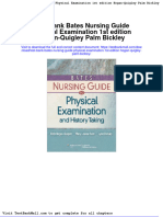 Full Download Test Bank Bates Nursing Guide Physical Examination 1st Edition Hogan Quigley Palm Bickley PDF Full Chapter