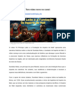 Príncipe Leão e A Fundação Do Império Do Mali - Conteúdo para Aulas