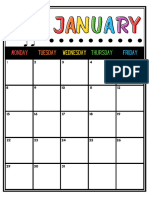 Monthly Calendar 2024