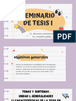 Seminario de Tesis Descripción