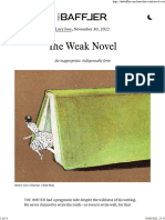 The Weak Novel - Lucy Ives - The Baffler