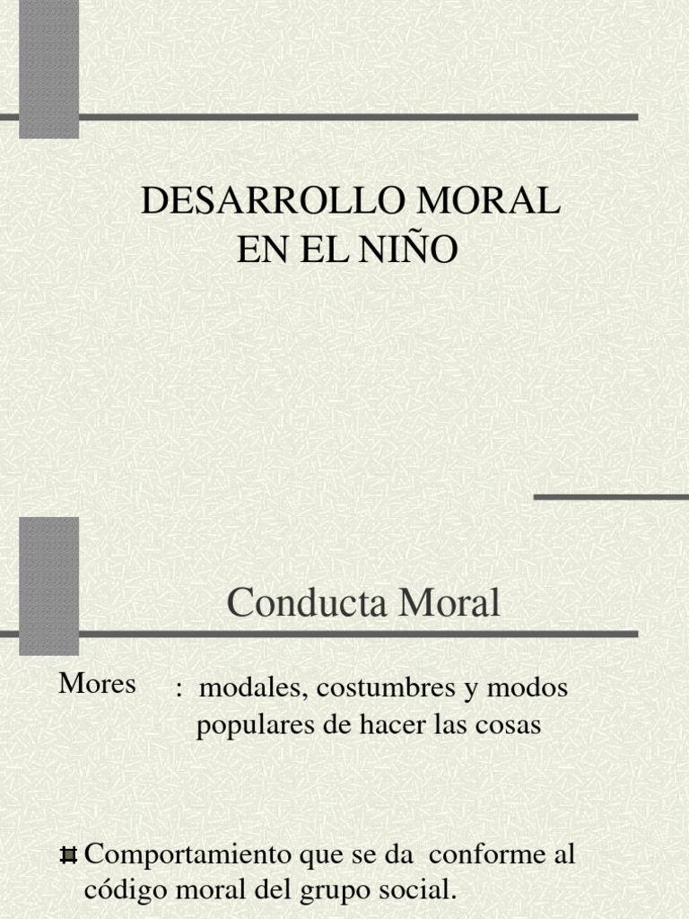 Desarrollo Moral Descargar gratis PDF Moralidad Comportamiento