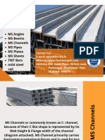 Mild Steel MS Channels