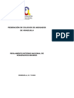 REGLAMENTO NACIONAL DE HONORARIOS - FEDERACION COLEGIOS DE ABOGADOS - VIGENCIA 2020