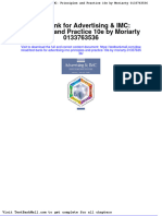Full Download Test Bank For Advertising Imc Principles and Practice 10e by Moriarty 0133763536 PDF Full Chapter