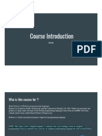 01 - Course Introduction