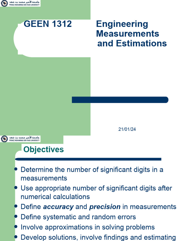 Engineering Measurements and Estimations | PDF | Significant Figures ...