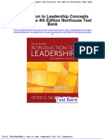 Full Download Introduction To Leadership Concepts and Practice 4th Edition Northouse Test Bank PDF Full Chapter