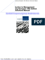 Full Download Introduction To Management Accounting Horngren 16th Edition Solutions Manual PDF Full Chapter