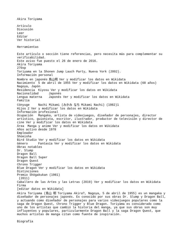 AKIRA TORIYAMA BIOGRAPHY BOOK visual data 6