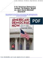 Full Download Test Bank For American Democracy Now Essentials 7th Edition Brigid Harrison Jean Harris Michelle Deardorff PDF Full Chapter
