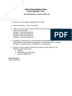 Grade 8 GP Paper Format 2021-2022