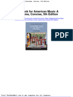 Full download Test Bank for American Music a Panorama Concise 5th Edition pdf full chapter