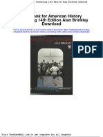 Full Download Test Bank For American History Connecting 14th Edition Alan Brinkley Download PDF Full Chapter