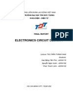 Electronic Circuit Design 1 - Group 6 - Report Team 2