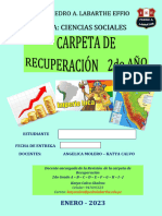 CARPETA DE RECUPERACION - CC - SS - 2do - 2022