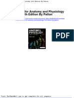 Full Download Test Bank For Anatomy and Physiology 10th Edition by Patton PDF Full Chapter
