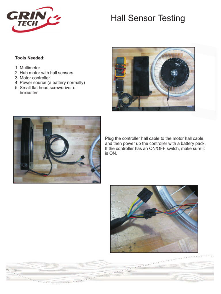 Hall Sensor Testing Final | PDF | Electric Motor | Electrical Connector