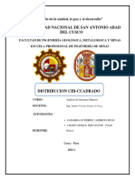 Informe Chi-Cuadrado (Analisis de Sistemas Mineros)