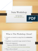 Stata Workshop