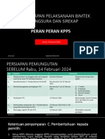 MATERI TUNGSURA PERAN KPPS Berdasarkan JUKNIS 66 TGL 19 Januari 2024