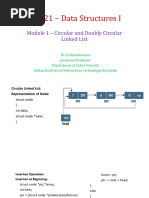 ICS121 - Data Structures I - Circular and Doubly Linked List