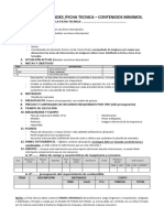 Contenidos Minimos de Ficha para Solicitar Combustible