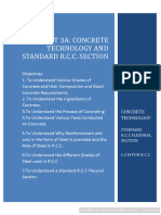 TOS 3 Unit 3a Concrete Technology & Standard R.C.C Section