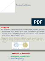 Theories of Emulsification 1