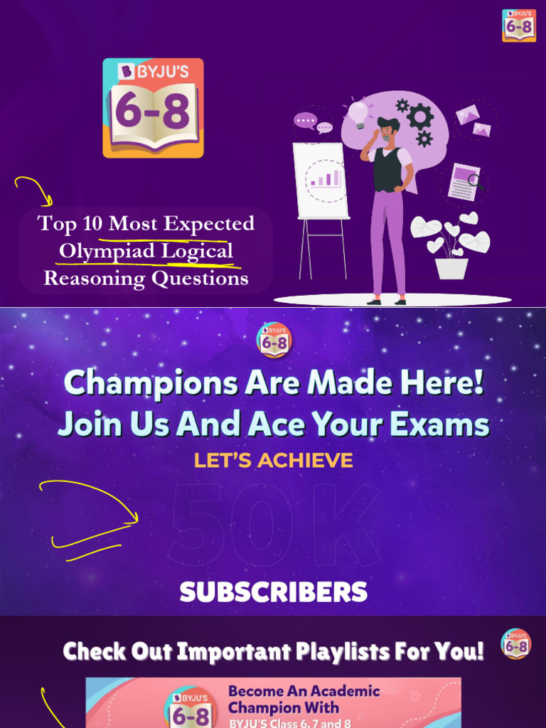 15 logical reasoning questions for olympiad for 6 7 8 pdf computing
