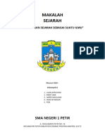 Makalah Kedudukan Sejarah Sebagai Suatu Ilmu