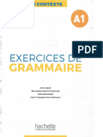 I1-A1 - Exercices de Grammaire A1