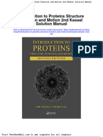 Full Download Introduction To Proteins Structure Function and Motion 2nd Kessel Solution Manual PDF Full Chapter