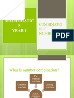 Combinations of Numbers