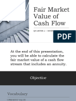 Fair Market Value of Cash Flow