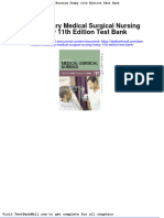 Full Download Introductory Medical Surgical Nursing Timby 11th Edition Test Bank PDF Full Chapter