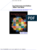 Full Download Investigating Astronomy 2nd Edition Slater Test Bank PDF Full Chapter