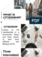 What Is Citizenship