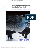 Full Download Investments Canadian Canadian 8th Edition Bodie Test Bank PDF Full Chapter