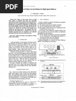 Analysis of Eddy-Current Brakes For High Speed Railway: P. J. Wang J