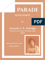 On Parade - Amanda Aldridge 2020 Edition