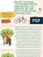 Green and Yellow Climate Change Illustration Presentation