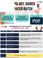 001) Anthropology Schedule For Self-Paced Batch Na