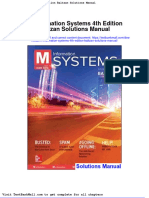 Full Download M Information Systems 4th Edition Baltzan Solutions Manual PDF Full Chapter